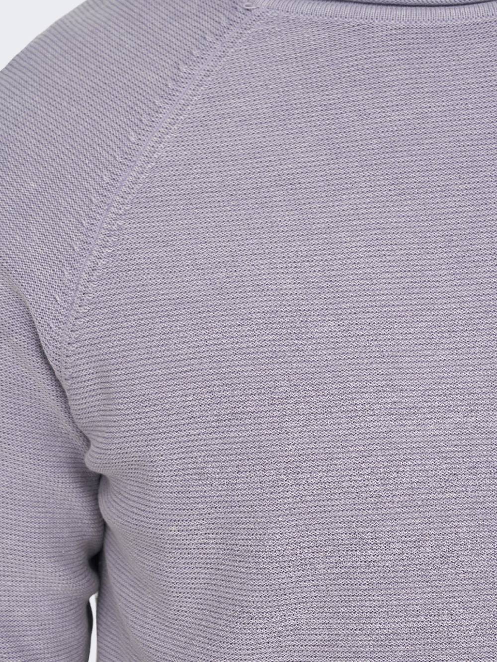 Only & Sons ONSDEXTOR 12 Wash Raglan Knit (22016131 Purple Ash) Hotsell