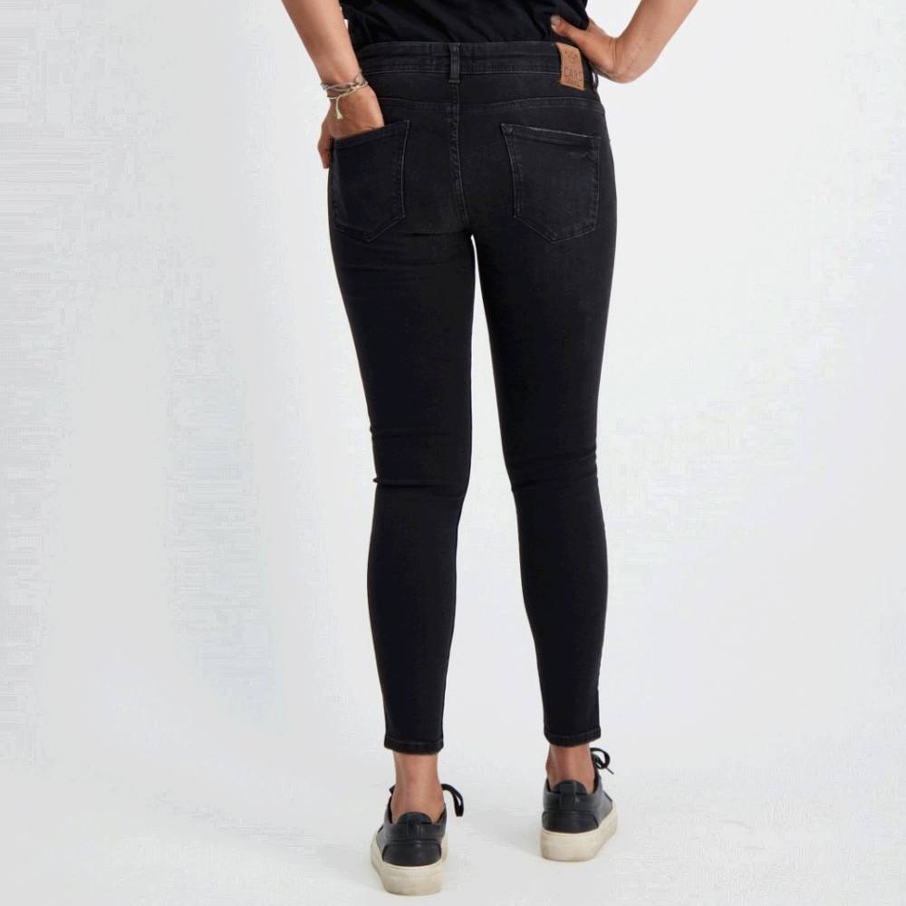 Cars Jeans MAREN Skinny Emb. Black Twill Meist gekauft