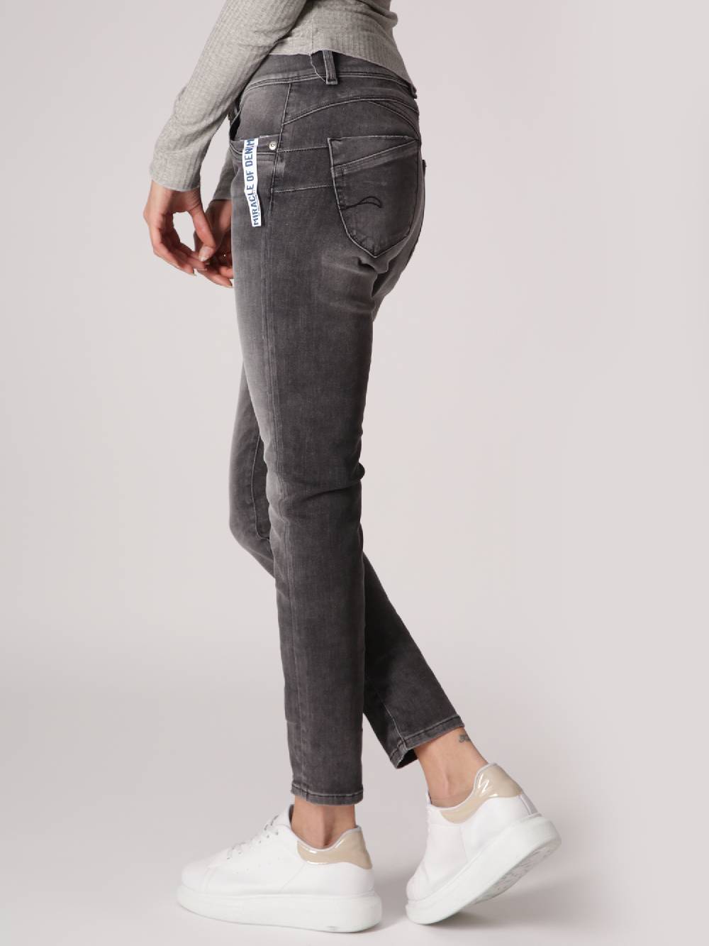M.O.D SARAH Skinny Miles Grey Heißer Verkauf