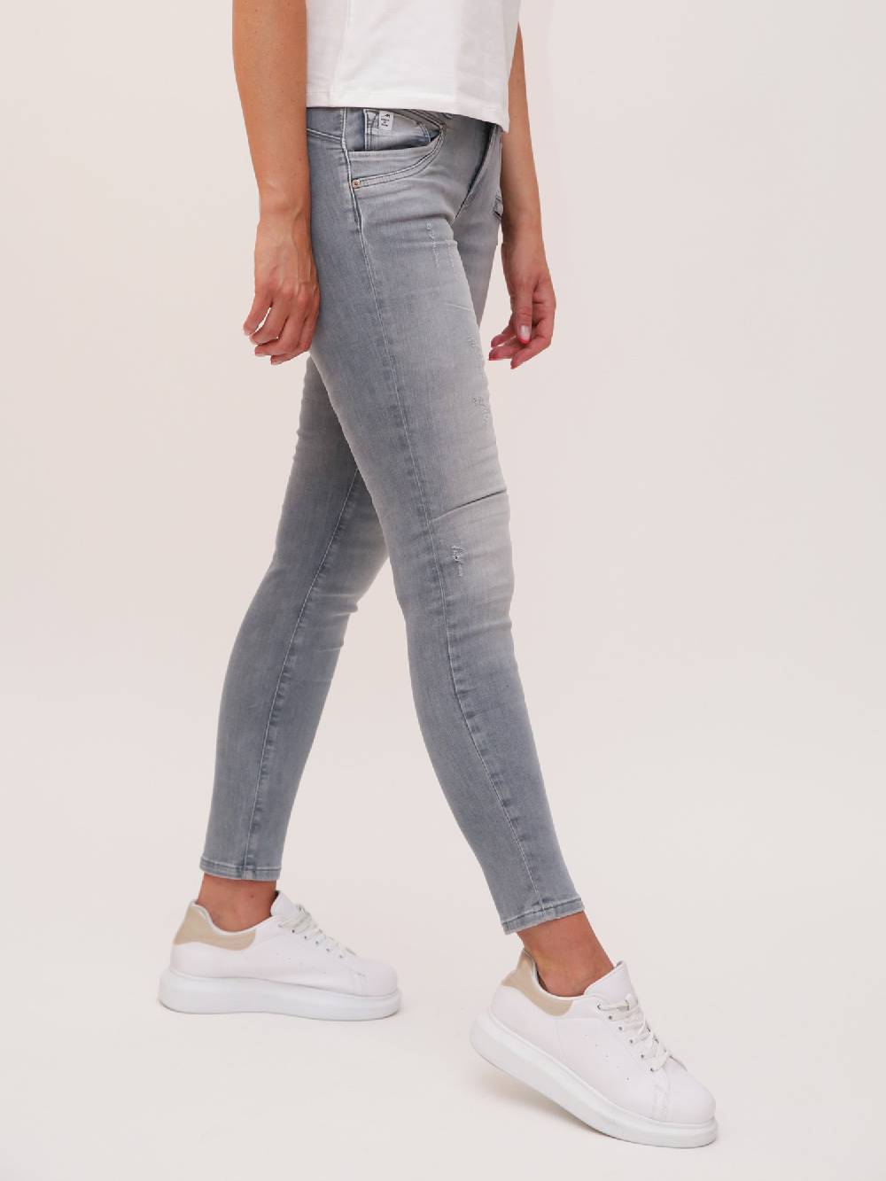 M.O.D SUZY Skinny Fit Hippo Grey Exklusive Angebote