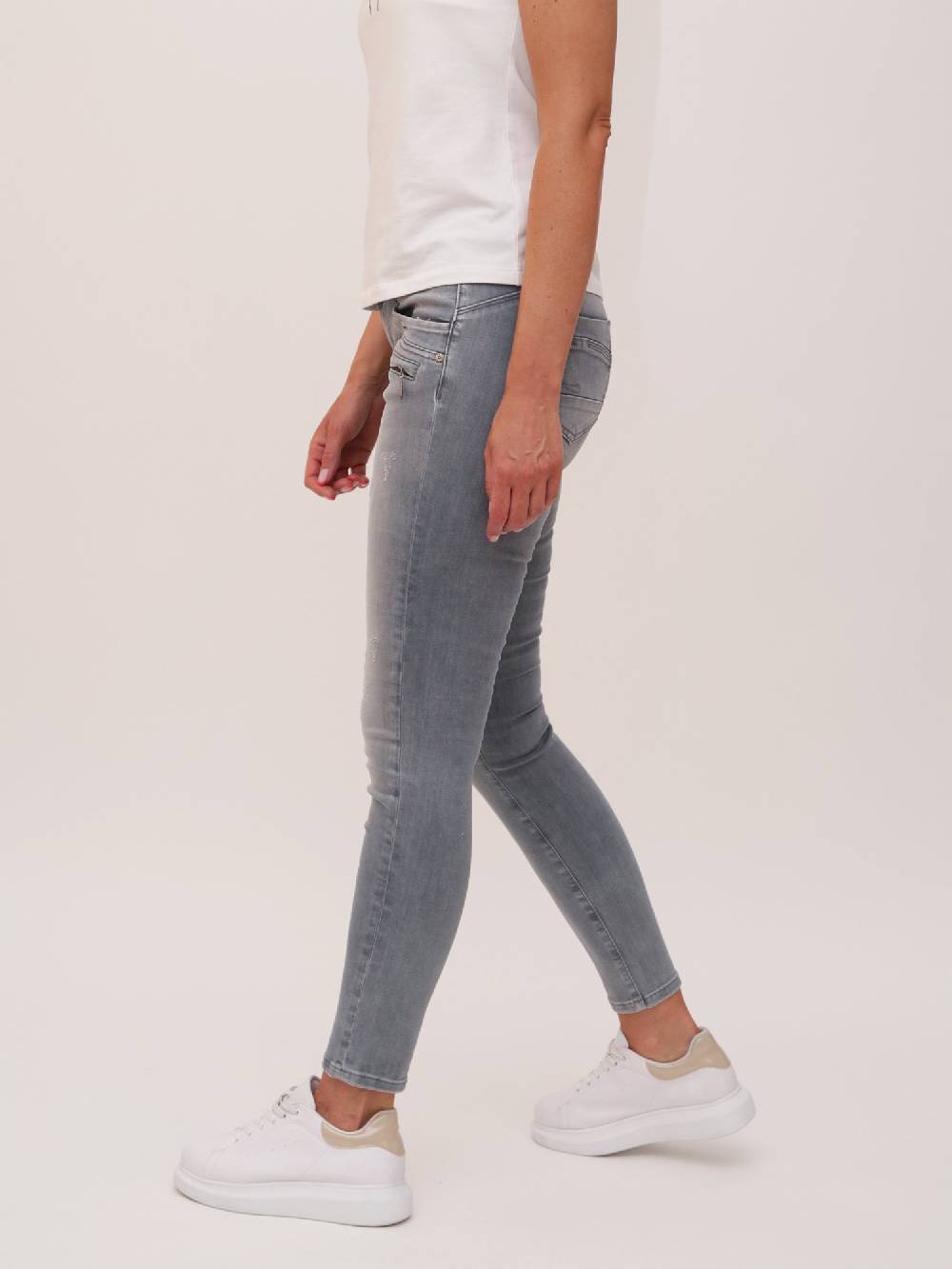 M.O.D SUZY Skinny Fit Hippo Grey Exklusive Angebote