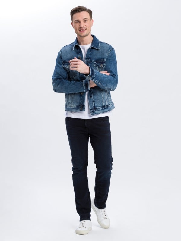 Cross Jeans DAMIEN Blue Black 014 Große Rabatte
