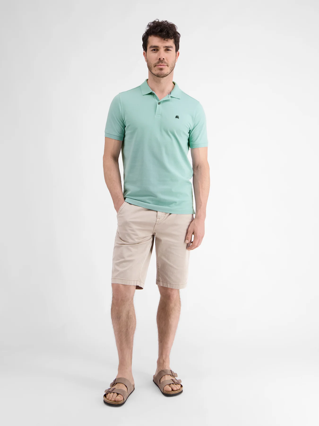 Lerros 2423200 BASIS POLOSHIRT (622 COASTAL SEA BLUE) Kostenlose Rückgabe