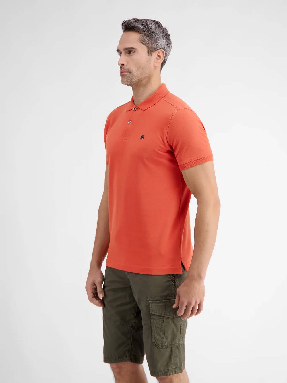 Lerros 2423200 BASIS POLOSHIRT (327 DEEP CORAL RED) Letzte 3 Tage