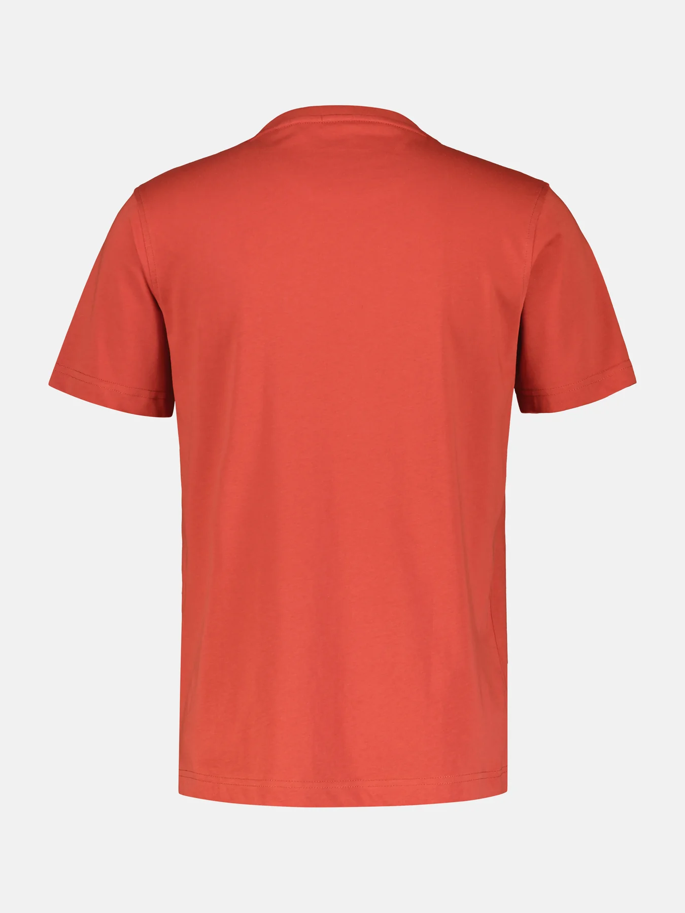 Lerros 2423000 EFFEN BASIC T-SHIRT LOGOSTEEK (327 DEEP CORAL RED) Nur für heute