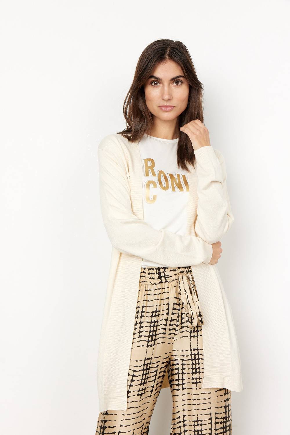Soya Concept SC-EIREEN 3 CARDIGAN (1620 CREAM) Outlet
