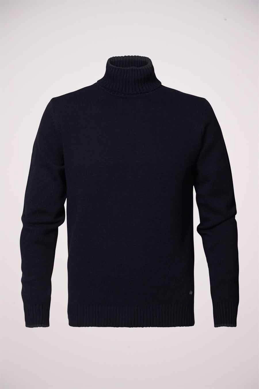 Petrol M-3000-KWC222 Turtleneck Pullover (5091 Dark Navy) Cyber Monday