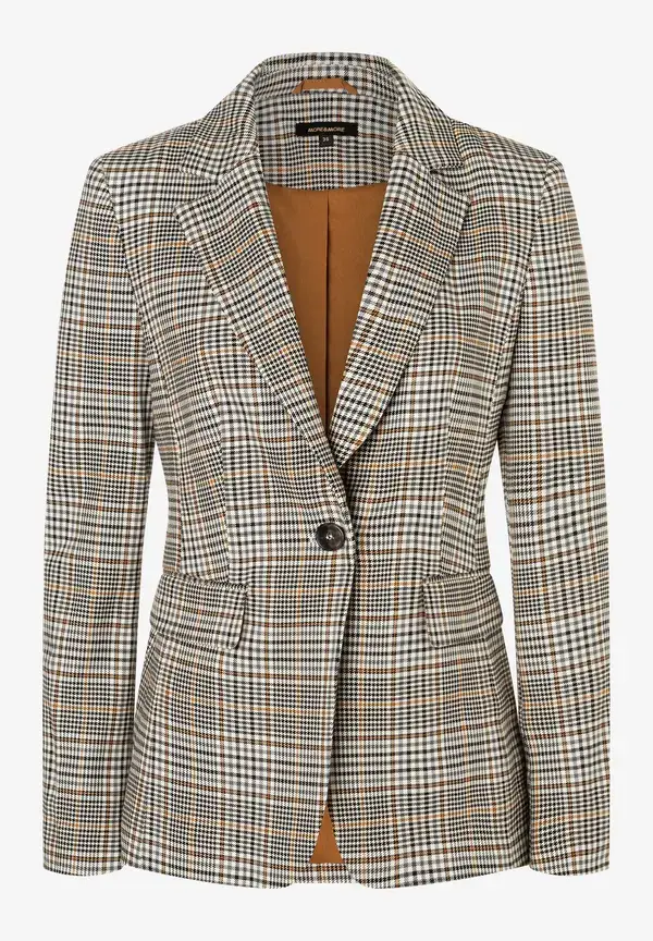 More & More Glencheck-Blazer, kariert, Herbst-Kollektion Großer Ausverkauf
