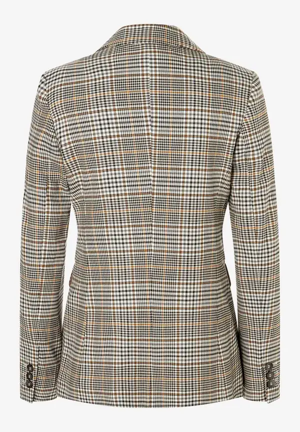 More & More Glencheck-Blazer, kariert, Herbst-Kollektion Großer Ausverkauf