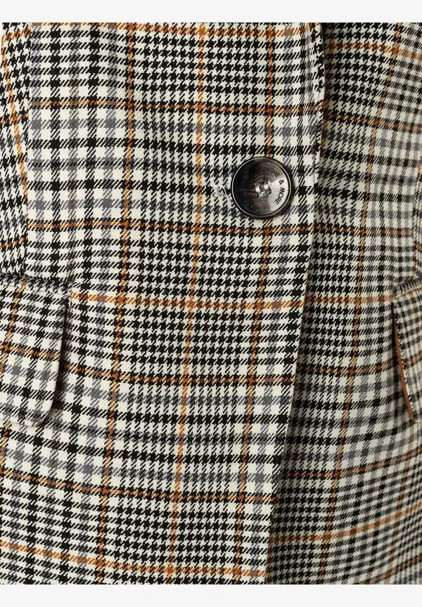More & More Glencheck-Blazer, kariert, Herbst-Kollektion Großer Ausverkauf