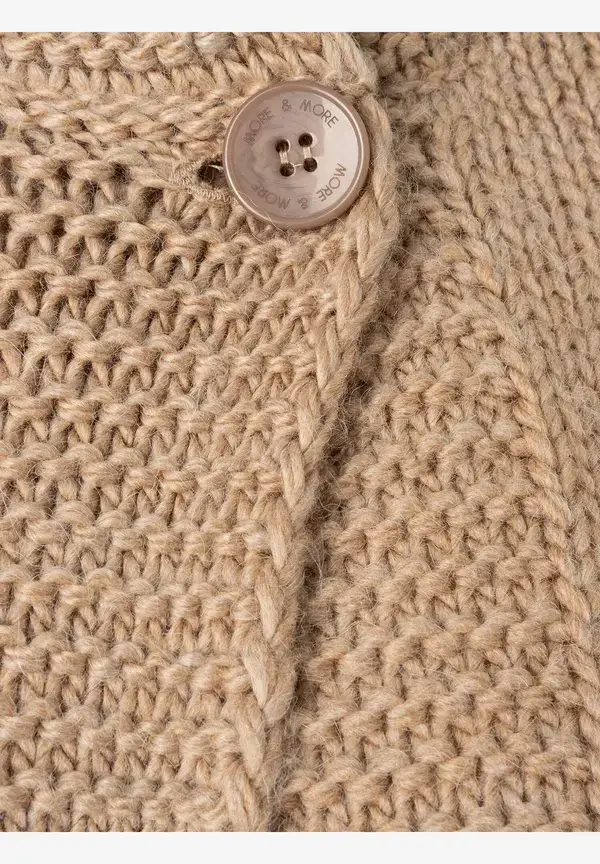 More & More Cardigan, camel, Herbst-Kollektion Begrenztes Angebot