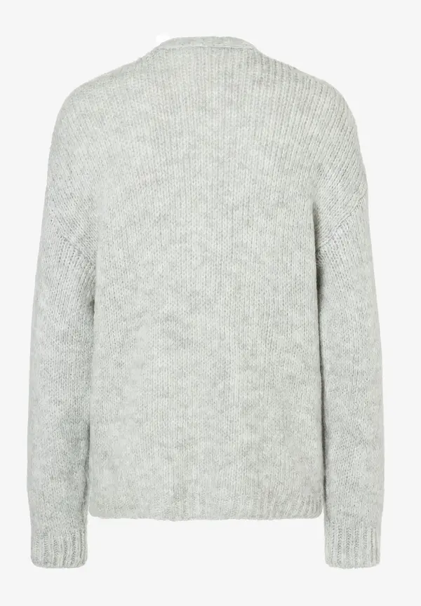 More & More Cardigan, grau melange, Herbst-Kollektion Preisnachlass