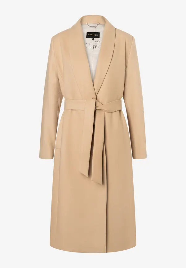 More & More Mantel mit Gürtel, camel, Herbst-Kollektion Black Friday
