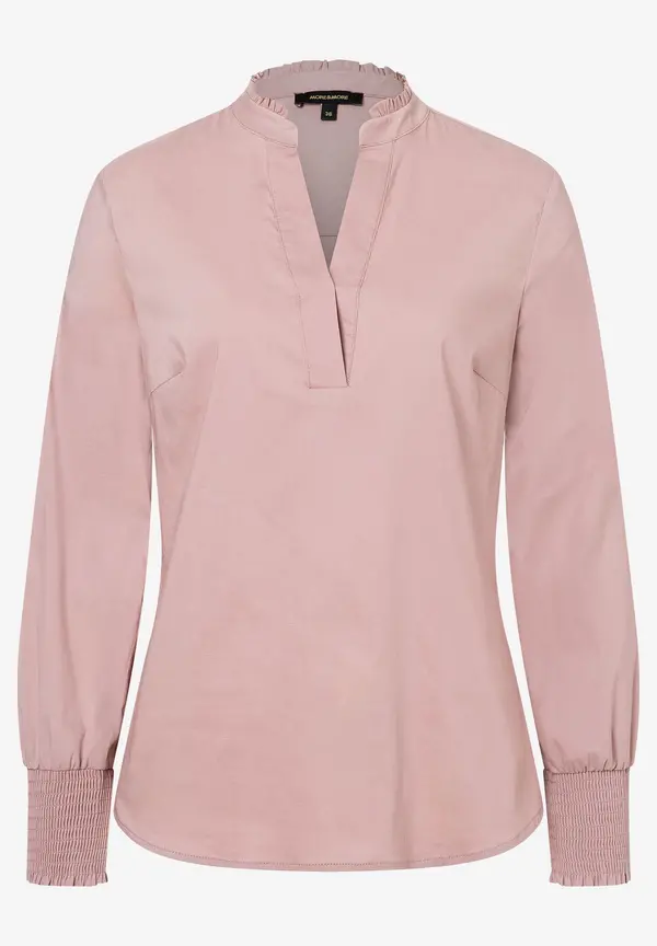 More & More Baumwoll/Stretch Bluse, rosa, Herbst-Kollektion Osterangebot