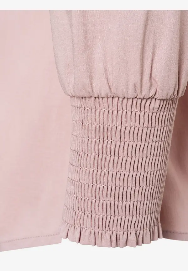 More & More Baumwoll/Stretch Bluse, rosa, Herbst-Kollektion Osterangebot