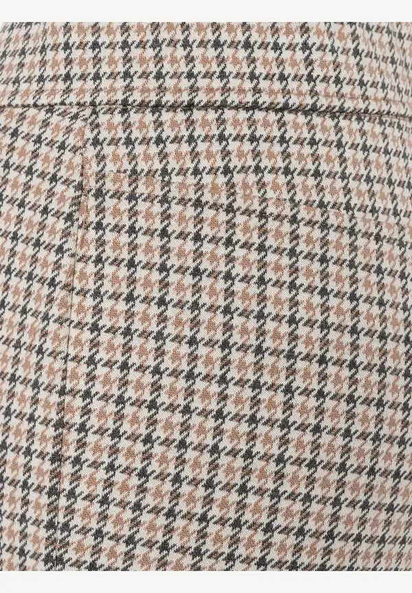 More & More Jerseyhose, Hahnentrittmuster, Herbst-Kollektion Vatertagsangebot