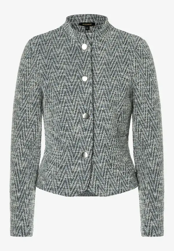 More & More Jerseyjacke, Zick-Zack Muster Blitzangebot