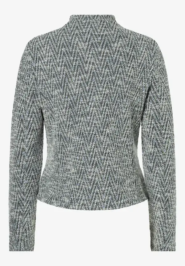More & More Jerseyjacke, Zick-Zack Muster Blitzangebot