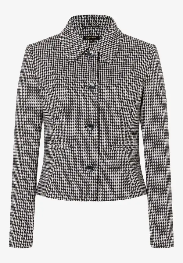 More & More Jerseyjacke, Hahnentritt-Dessin, Herbst-Kollektion VIP-Rabatte