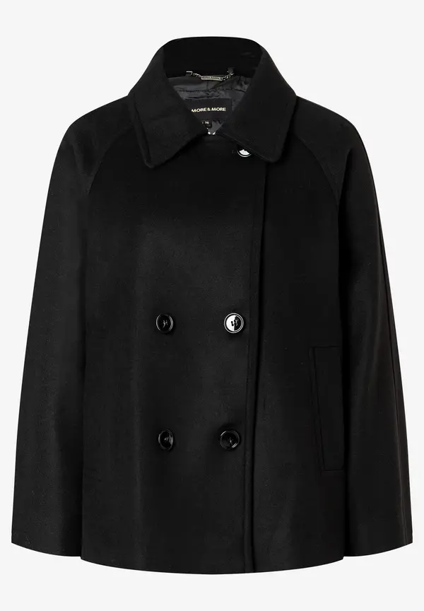 More & More Jacke, A-Shape, schwarz, Herbst-Kollektion Kostenlose Rückgabe