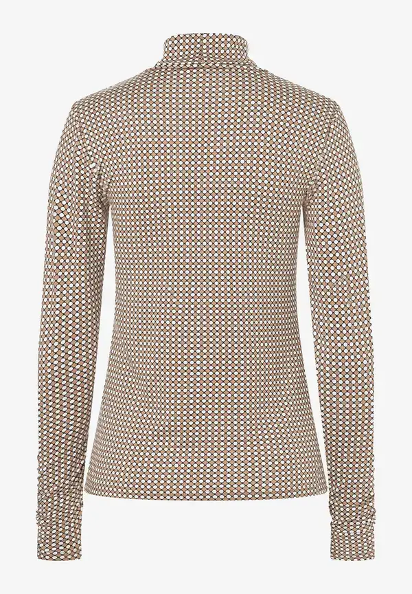 More & More Rollkragenshirt, Minimal-Print, Herbst-Kollektion Letzte 3 Tage