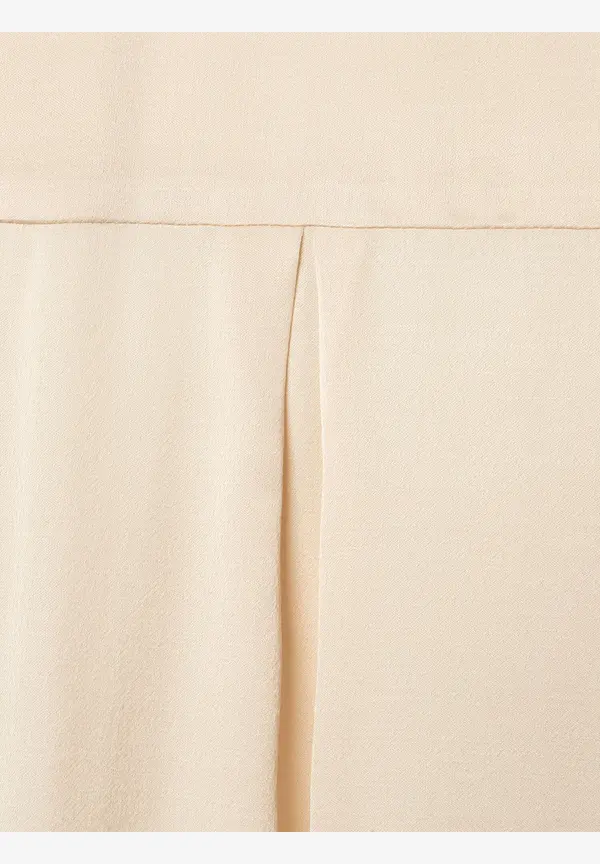 More & More Satinbluse, powder creme, Herbst-Kollektion Letzter Tag