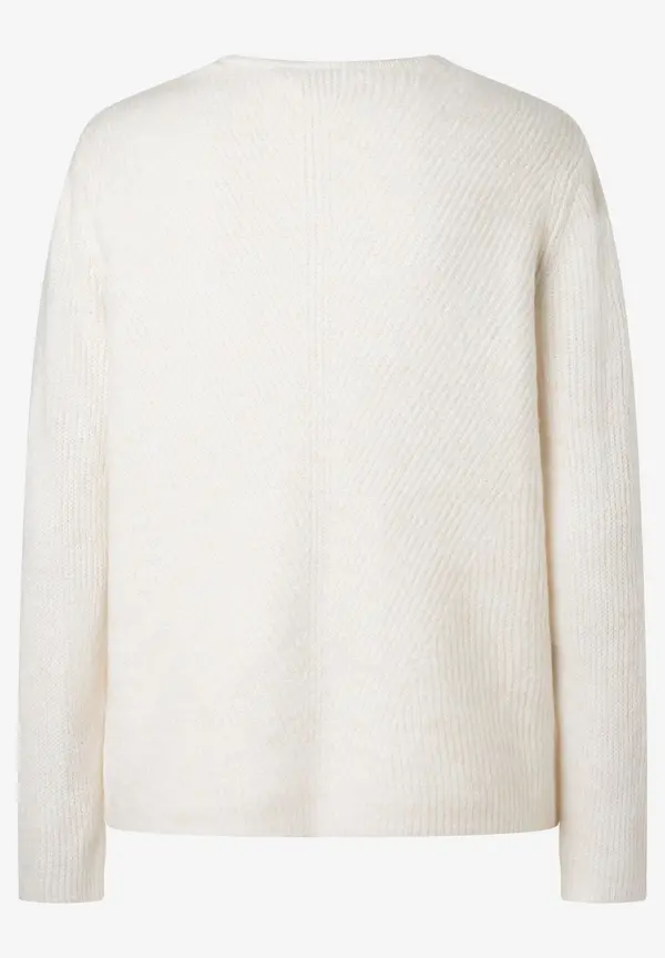 More & More V-Neck Pullover, ecru, Herbst-Kollektion Bis zu 60% Rabatt