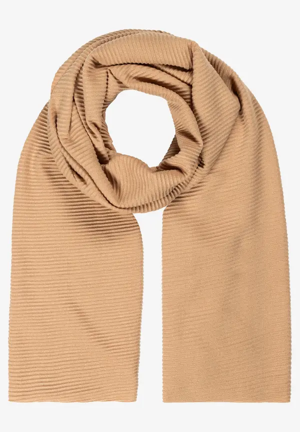 More & More Plissée-Schal, beige macchiato, Herbst-Kollektion Bis zu 65% Rabatt