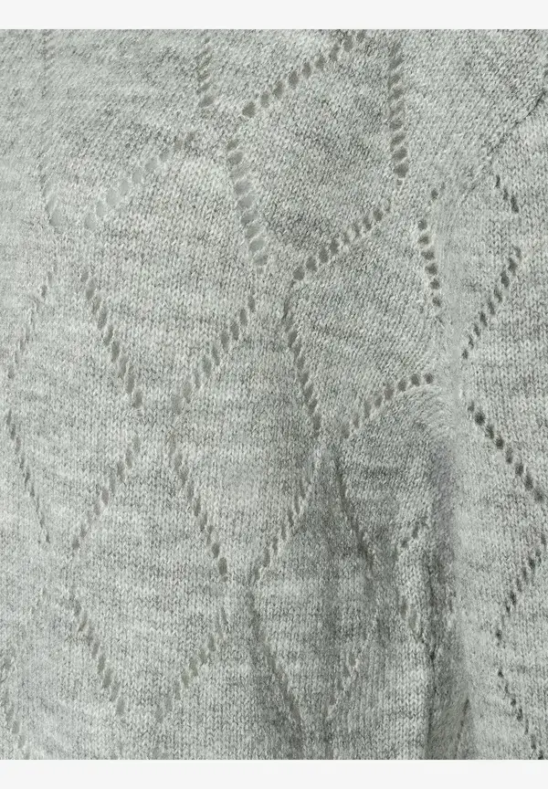 More & More Ajour-Pullover, grau melange, Herbst-Kollektion Bis zu 55% Rabatt