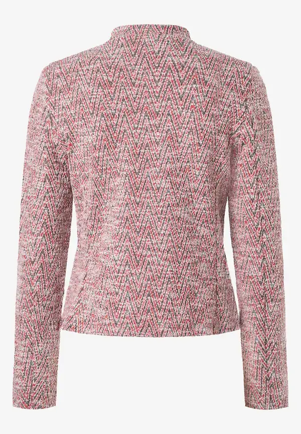 More & More Jerseyjacke, Zick-Zack Muster, Herbst-Kollektion Riesige Rabatte