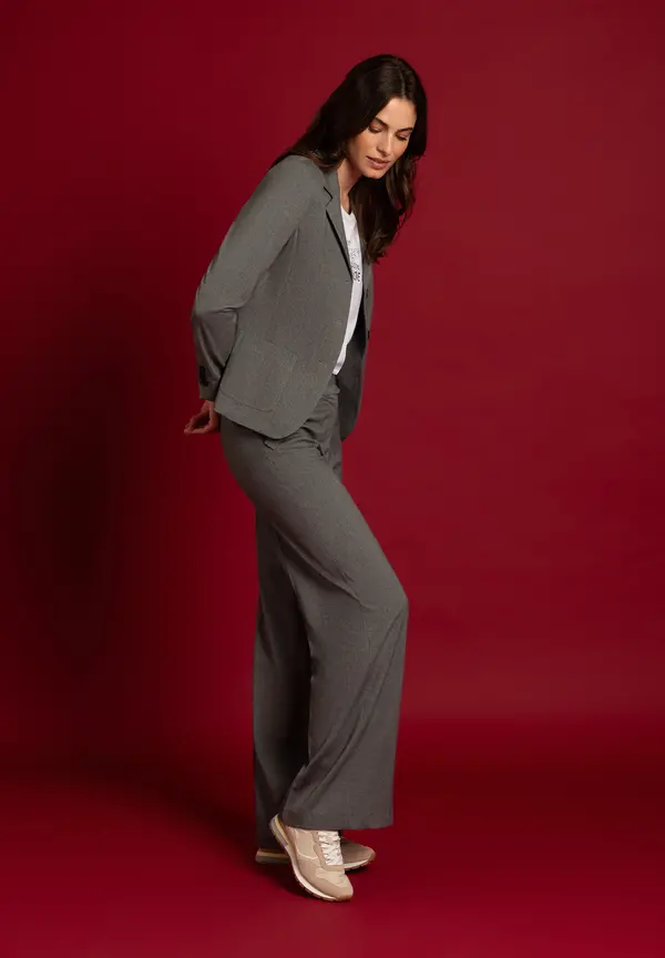 More & More Blazer, grau melange, Herbst-Kollektion Clearance-Verkauf