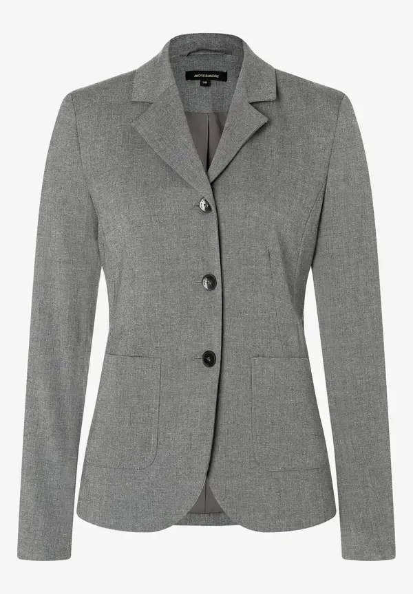 More & More Blazer, grau melange, Herbst-Kollektion Clearance-Verkauf