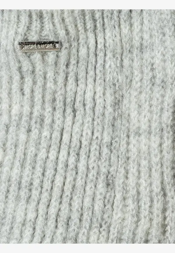 More & More Rippen-Strickjacke, grau melange, Herbst-Kollektion zollfrei