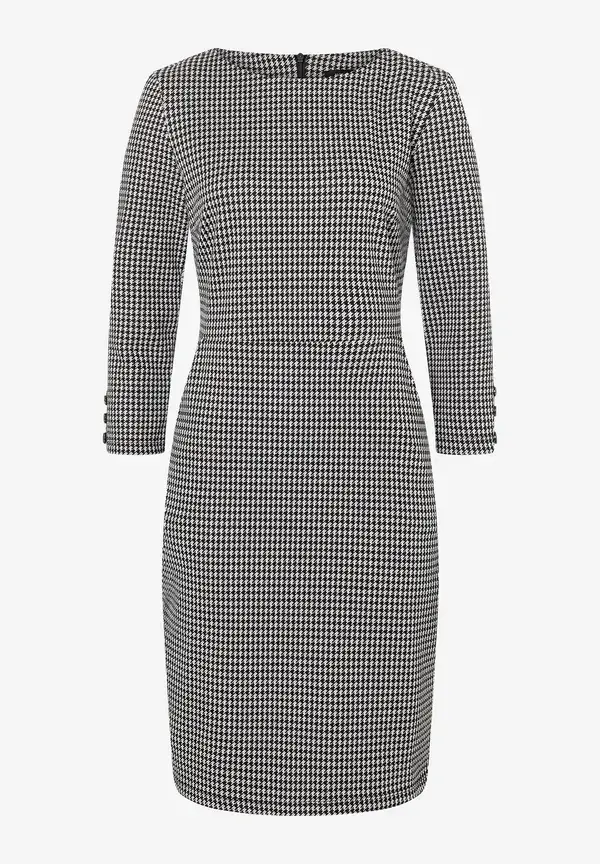 More & More Jerseykleid, Hahnentritt-Dessin, Herbst-Kollektion Verkauf