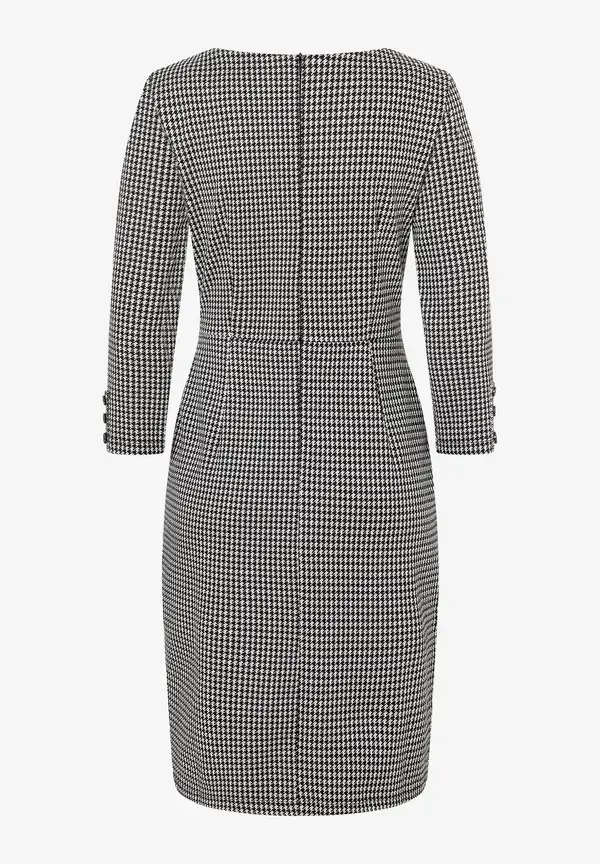 More & More Jerseykleid, Hahnentritt-Dessin, Herbst-Kollektion Verkauf