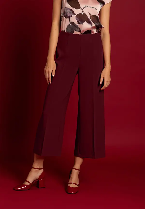 More & More Culotte, bordeaux, Herbst-Kollektion Sonderangebot