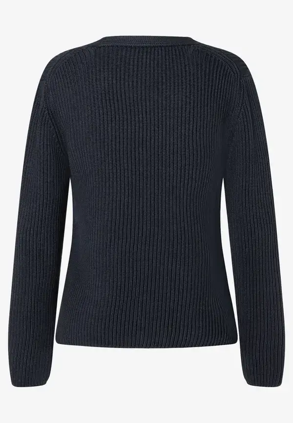 More & More Cardigan, Rippe, marine Black Friday