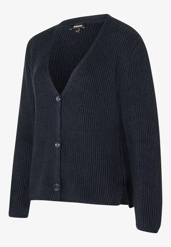 More & More Cardigan, Rippe, marine Black Friday