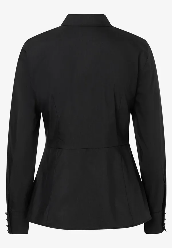 More & More Hemdbluse mit Falten-Detail, schwarz, Herbst-Kollektion Heißer Verkauf