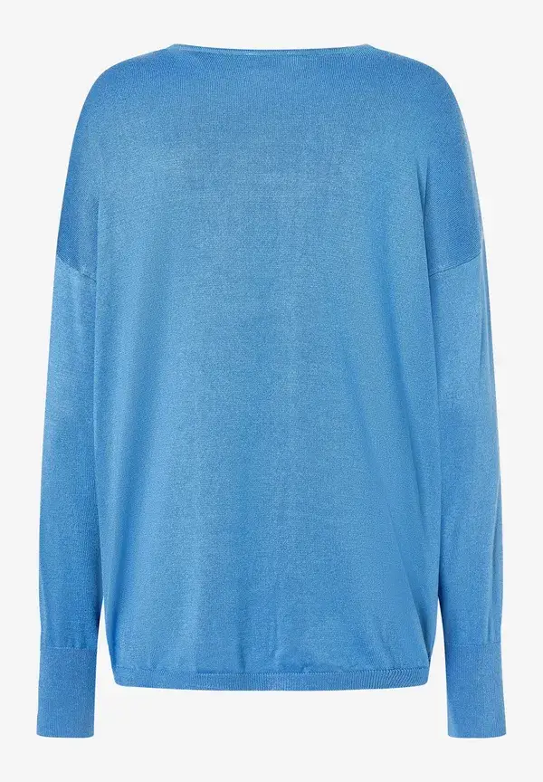 More & More Pullover, soft azur blue, Herbst-Kollektion Online Outlet