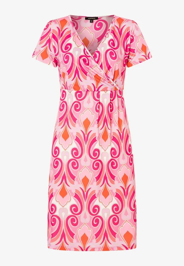 More & More Jerseykleid, Ornament-Print, rosa/rot/pink Exklusive Angebote