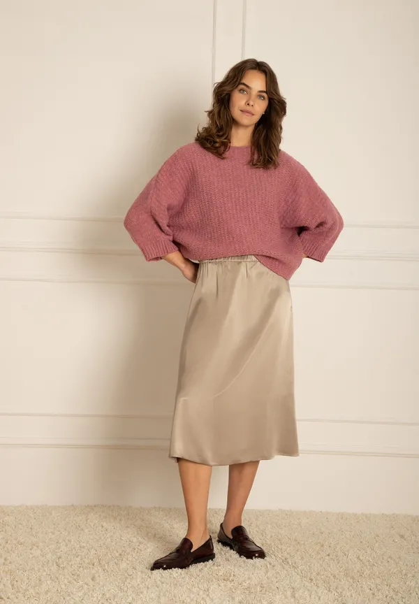 More & More Pullover, wild rose, Herbst-Kollektion Räumungsverkauf