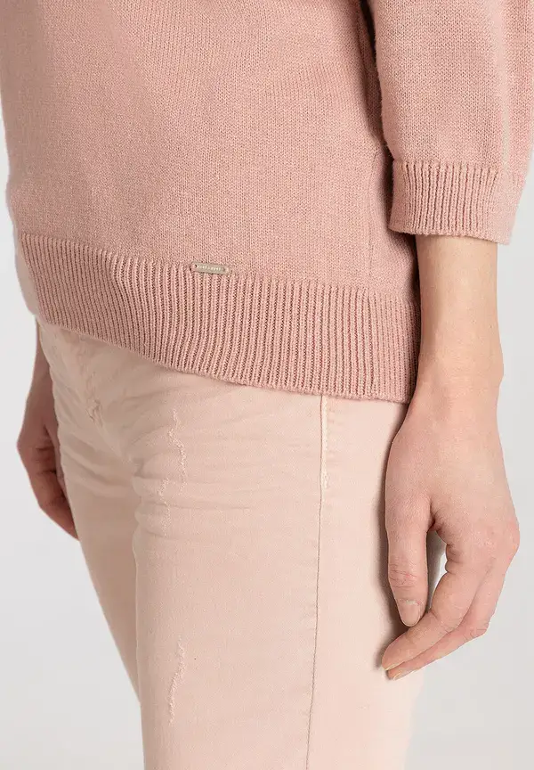More & More V-Neck Pullover, rosa, Frühjahres-Kollektion Neueste Stile
