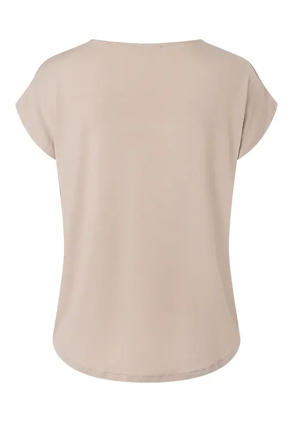 More & More Shirt mit Satinfront, sand Letzte 2 Tage