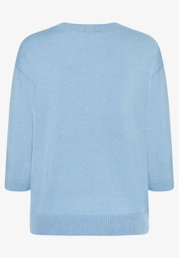 More & More V-Neck Pullover, hellblau, Frühjahres-Kollektion Vierteljährliche Förderung