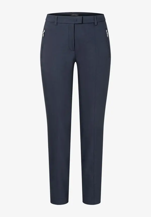 More & More gepflegte Stretchhose, marine zollfrei