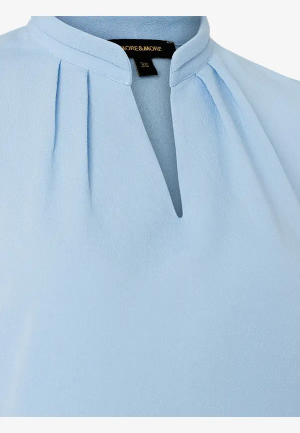 More & More Blusenshirt, 3/4 Arm, hellblau, Frühjahrs-Kollektion Auslauf