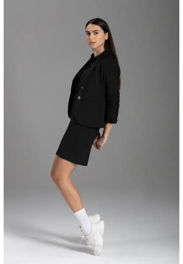 More & More Businessblazer, schwarz Schlussverkauf