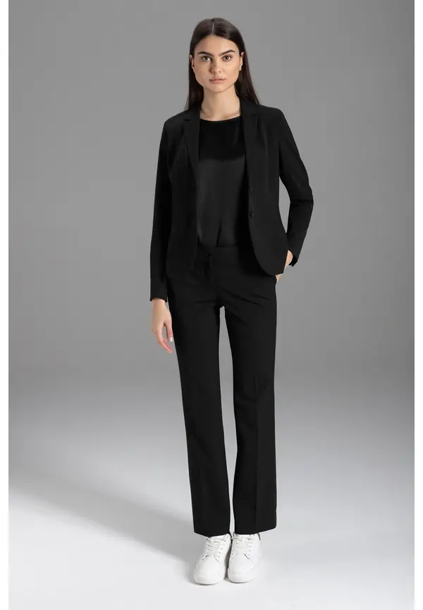More & More Businessblazer, schwarz Schlussverkauf