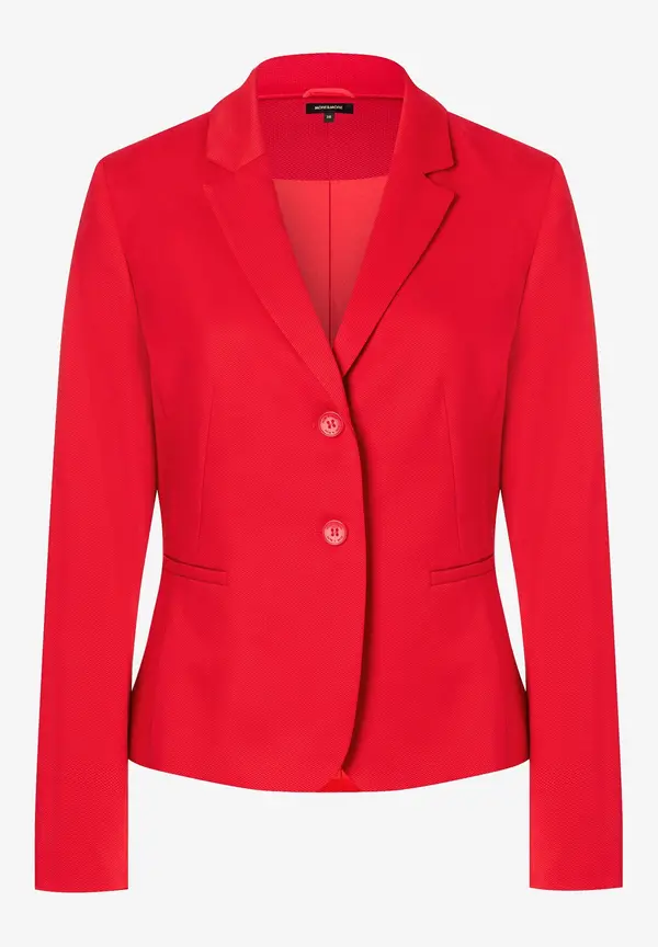 More & More Blazer mit feiner Struktur, rot, Frühjahrs-Kollektion Versandkostenfrei